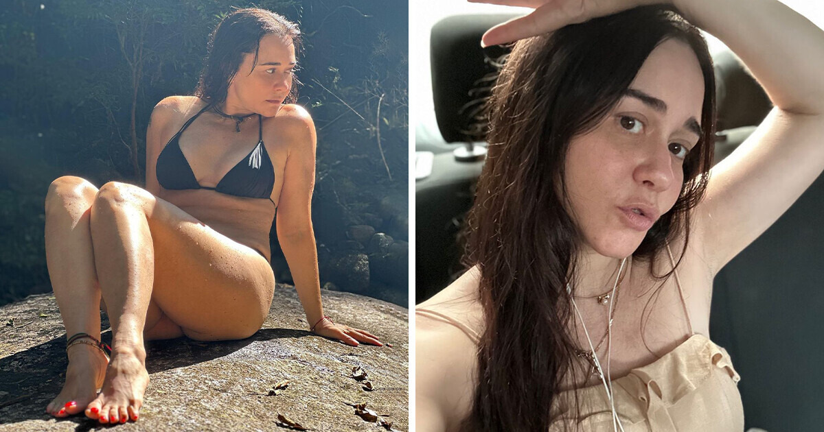 Aos Anos Alessandra Negrini Posta Foto De Biqu Ni E Dermatologista