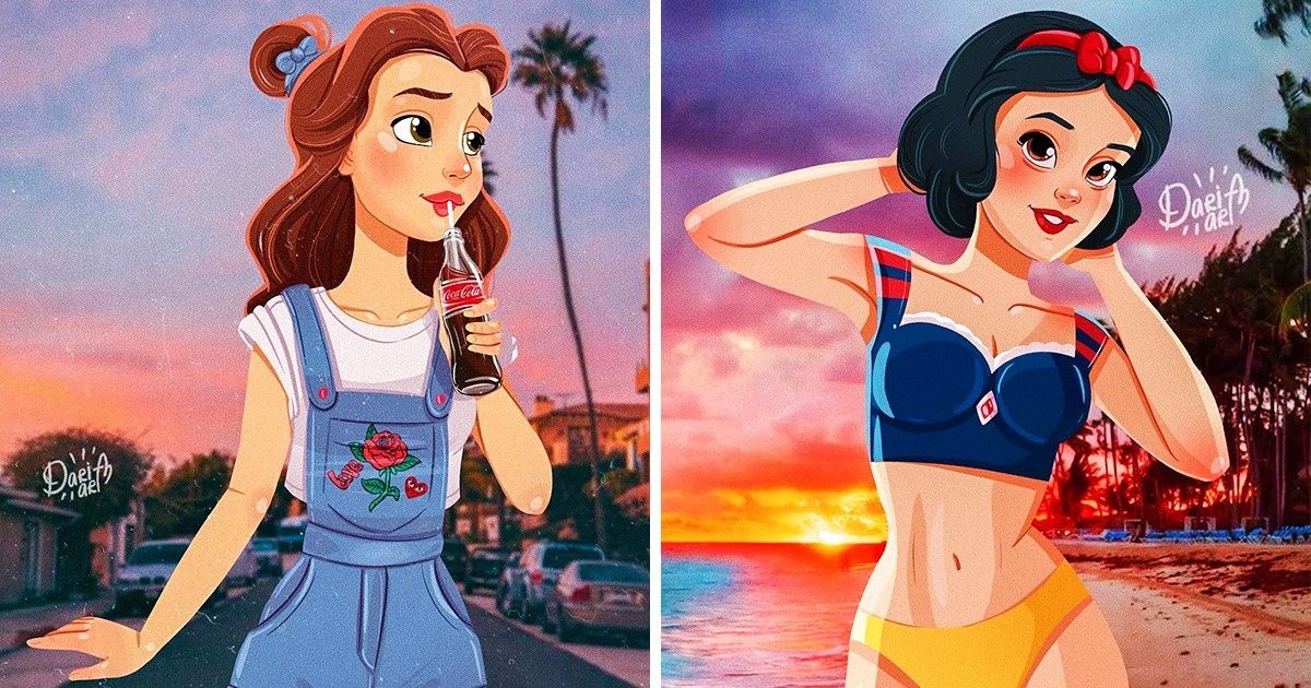 Artista Mostra Como Seriam As Princesas Disney Se Vivessem No Mundo