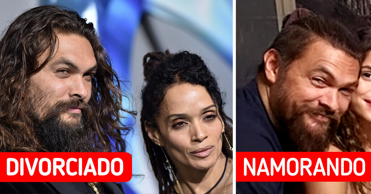 Jason Momoa compartilha fotos trocando carinho em público a nova