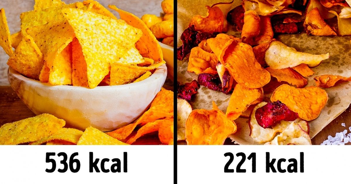 Substitua 8 alimentos e diminua 500 calorias em sua dieta diária