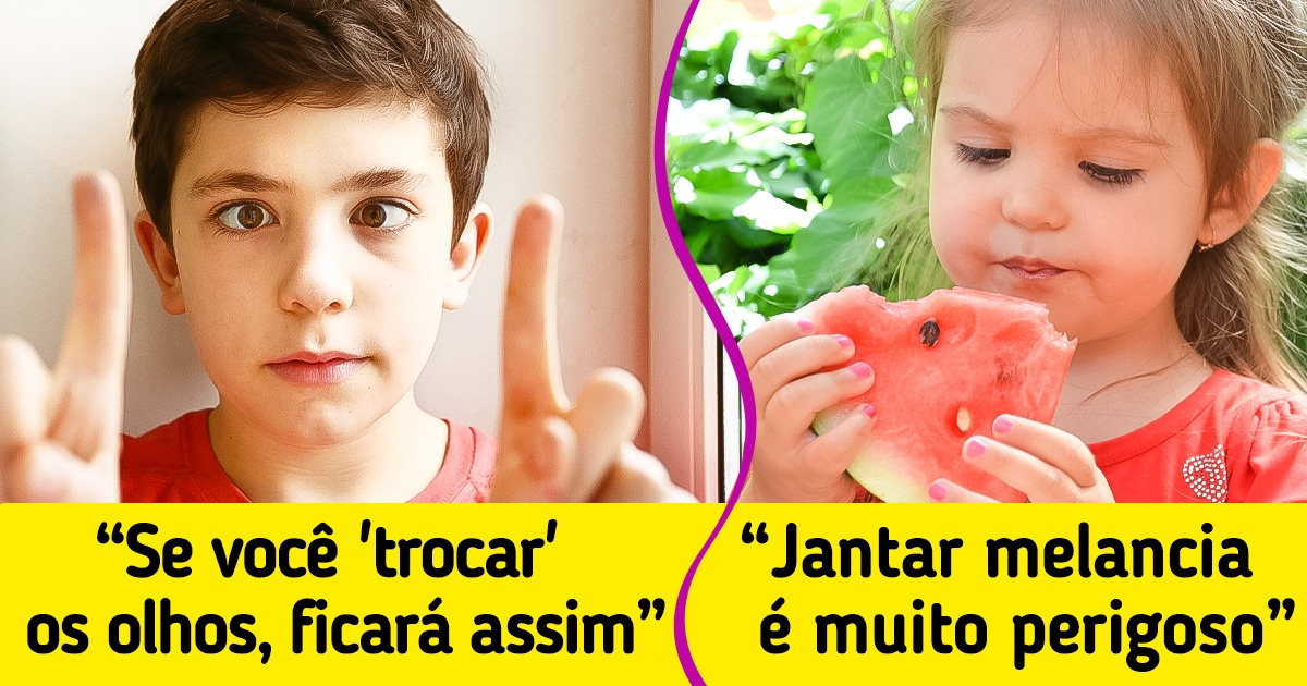 12 Verdades por trás de mitos clássicos que ouvíamos do papai e da mamãe quando éramos crianças