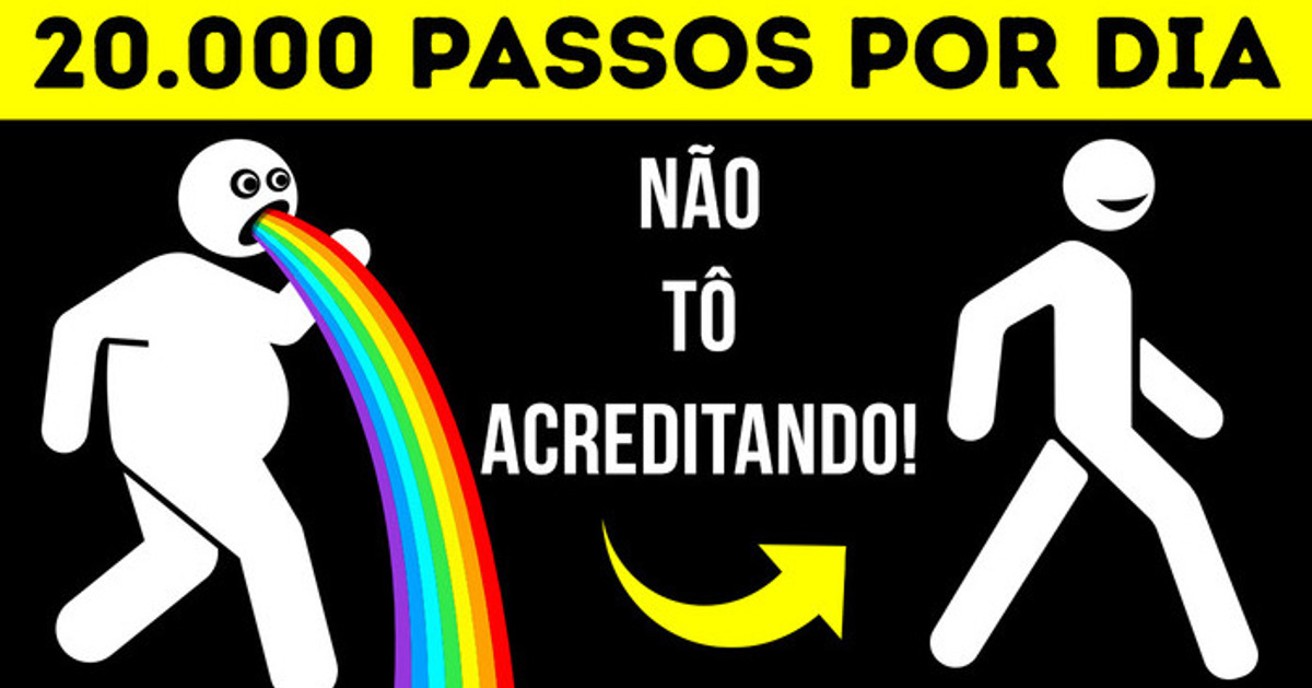 20 Mil passos são tudo o que você precisa para transformar o seu corpo