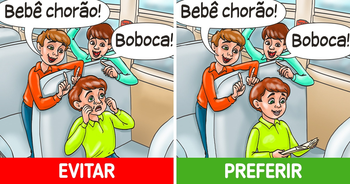 8 Dicas para que seu filho escape das provocações com sabedoria