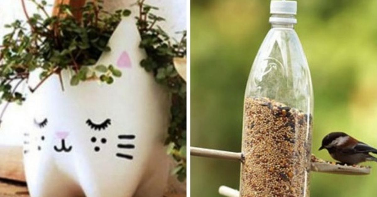20 ideias para reciclar garrafas pet usadas