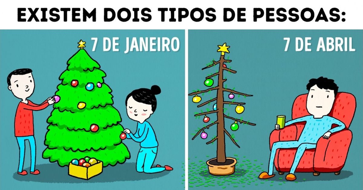 14 Quadrinhos sobre o que se repete todo ano durante e depois das festas natalinas 14 Quadrinhos sobre o que se repete todo ano durante e depois das festas natalinas
