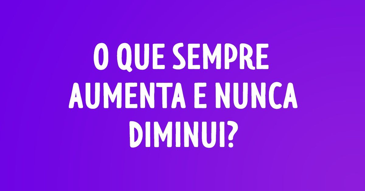 10 Charadas desafiadoras para colocar o seu cérebro para funcionar