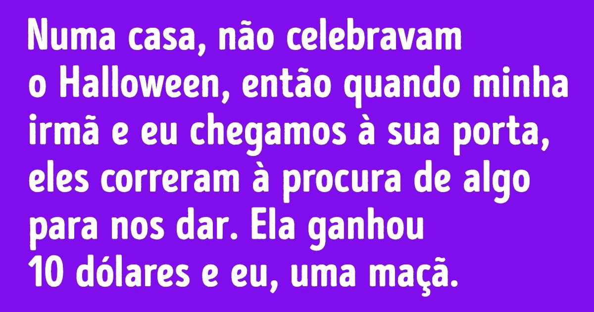 12 Histórias sobre os piores presentes recebidos no Halloween