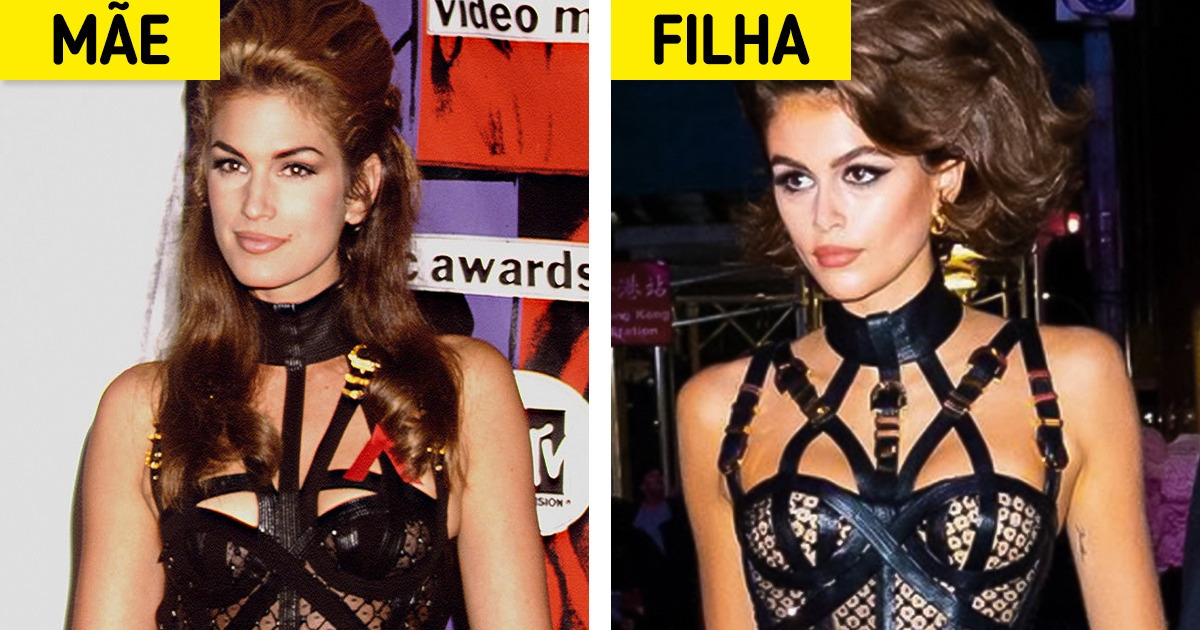 7 Crianças famosas que arrasaram ao recriar looks imortalizados pelas respectivas mães 7 Crianças famosas que arrasaram ao recriar looks imortalizados pelas respectivas mães