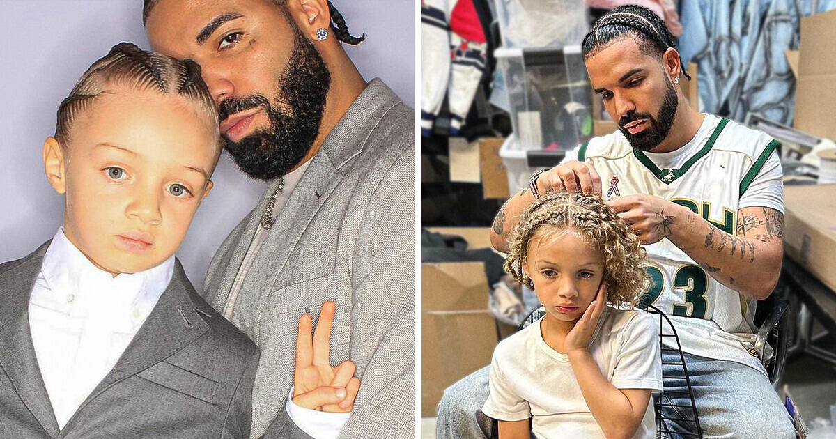 Drake é um pai solo dedicado ao filho, sua miniatura, que o adora e já segue seus passos Drake é um pai solo dedicado ao filho, sua miniatura, que o adora e já segue seus passos