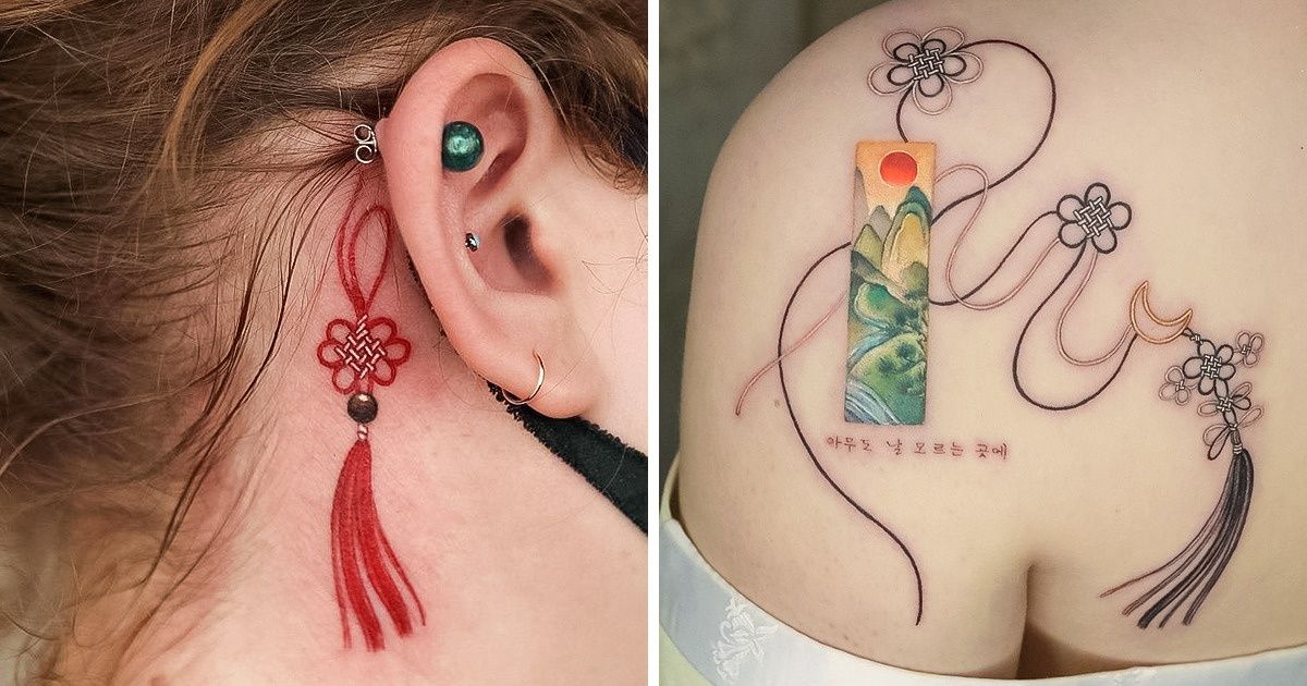 Artista coreana cria tatuagens delicadas que esbanjam ternura