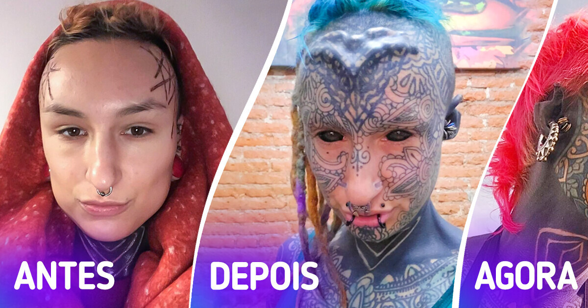 “Ainda não terminei”: Mulher que tatuou 99% do corpo e quebrou dois recordes mundiais revela seus próximos passos “Ainda não terminei”: Mulher que tatuou 99% do corpo e quebrou dois recordes mundiais revela seus próximos passos