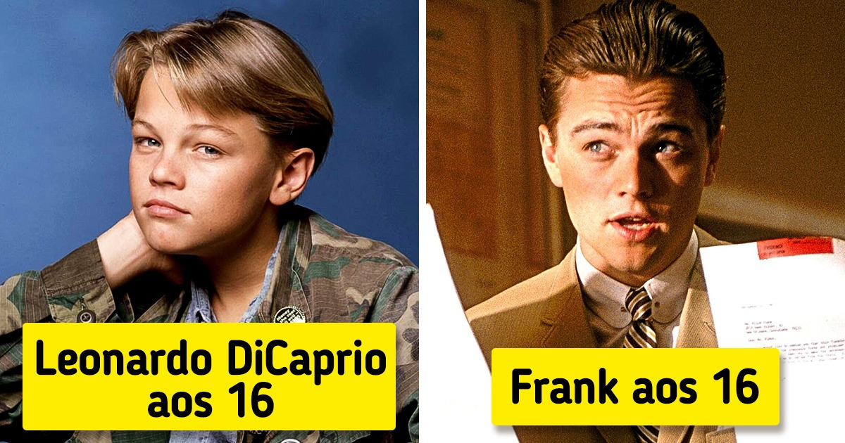 Como 12 famosos eram quando tinham a mesma idade de seus personagens Como 12 famosos eram quando tinham a mesma idade de seus personagens