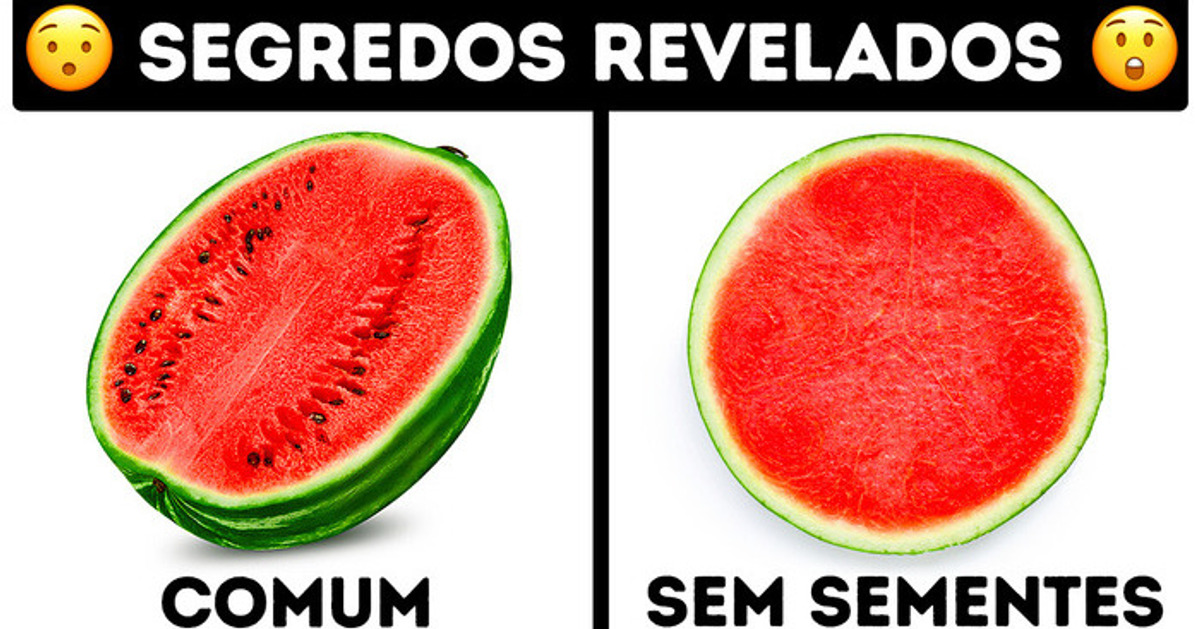 Como são cultivadas as frutas sem sementes, e 25 outros mistérios comuns