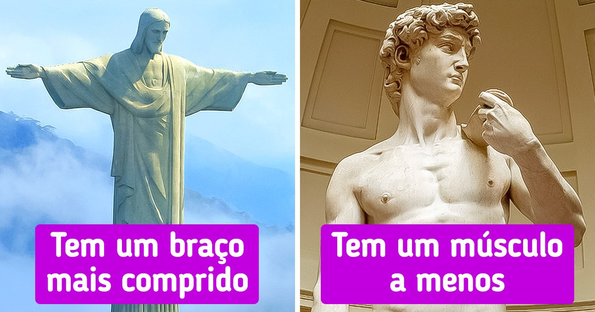 11 Fatos pouco conhecidos sobre algumas das esculturas mais famosas do mundo