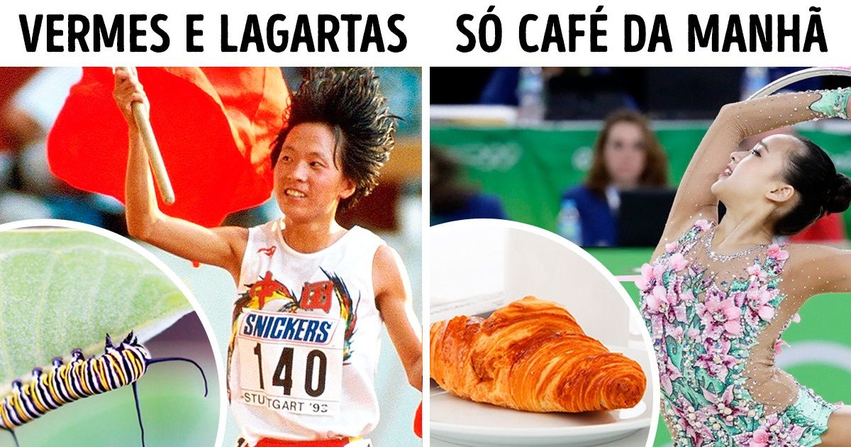 8 Dietas bizarras feitas por alguns atletas profissionais 8 Dietas bizarras feitas por alguns atletas profissionais