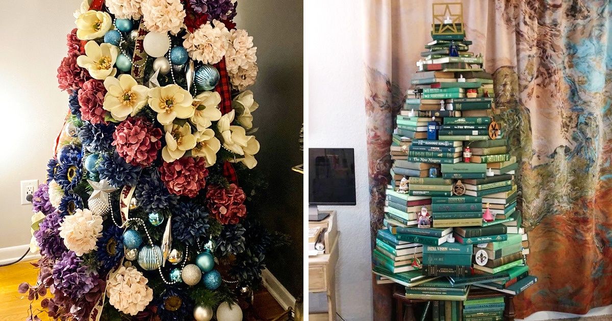 15 Árvores de Natal mais diferentes e criativas do ano (você poderá fazer uma delas aí na sua casa) 15 Árvores de Natal mais diferentes e criativas do ano (você poderá fazer uma delas aí na sua casa)