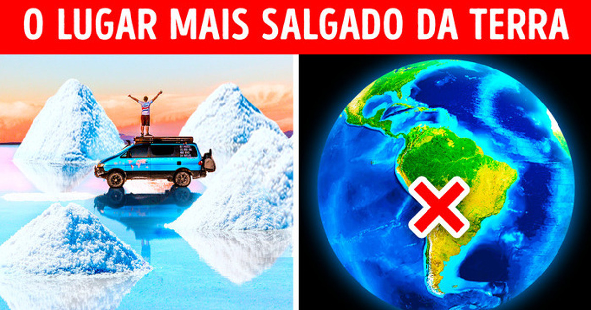 Um lugar único com tanto sal, que construíram um hotel com ele