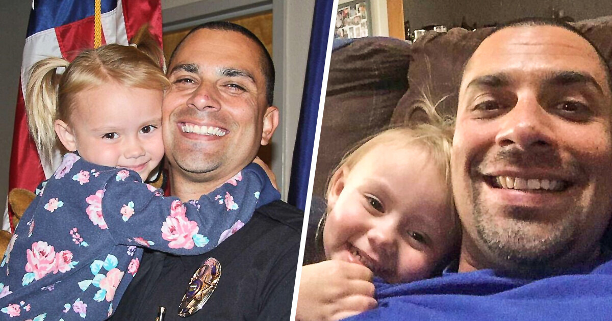 Herói de farda: policial decidiu adotar menina de 2 anos que ele confortou em serviço
