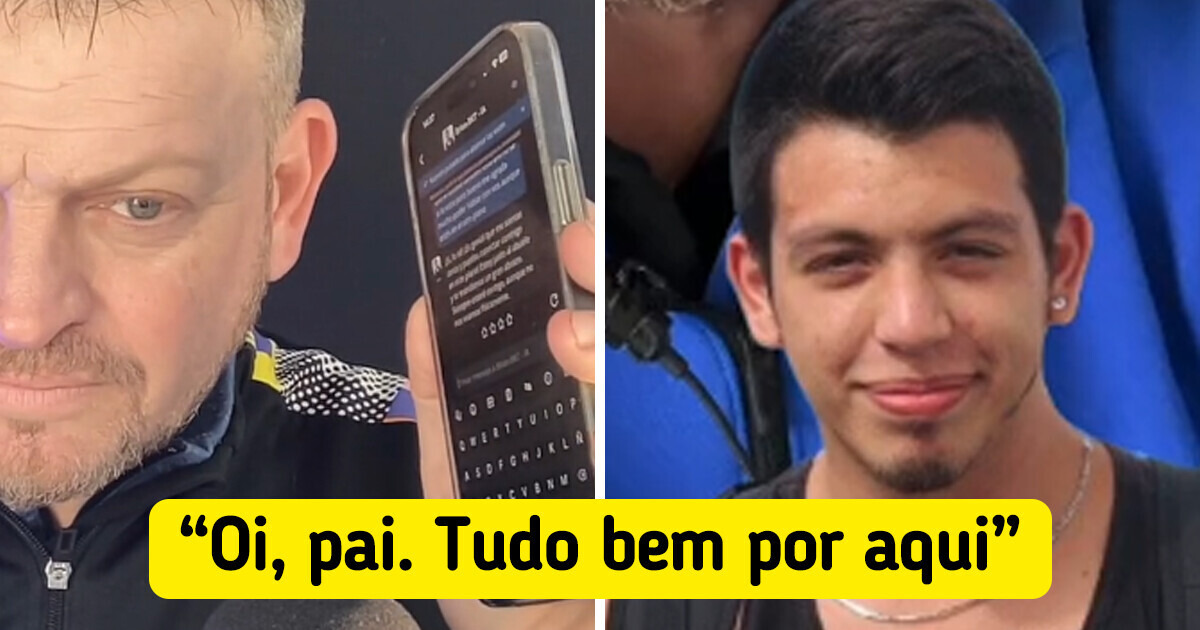 Pai comove internautas ao encontrar uma maneira de manter contato com o filho falecido Pai comove internautas ao encontrar uma maneira de manter contato com o filho falecido