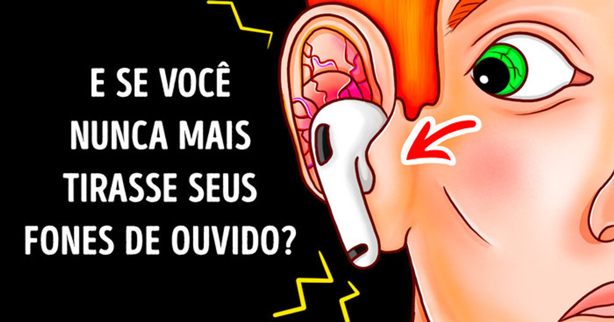 E se você ficasse com seus fones de ouvido ligados para sempre E se você ficasse com seus fones de ouvido ligados para sempre