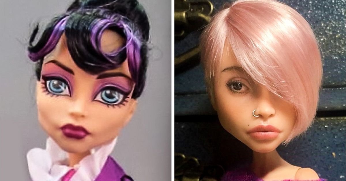 Artista cria novos rostos em bonecas, todos com uma beleza muito mais natural