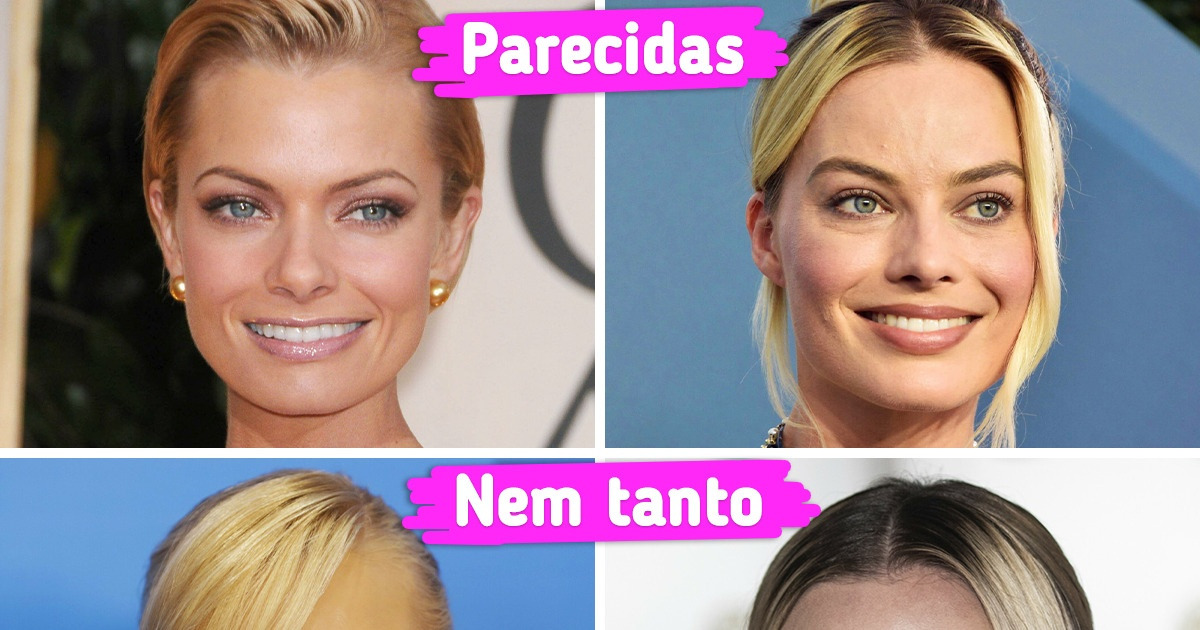 10 Pares de celebridades ditas semelhantes, mas que, sob outro ângulo, não se parecem tanto assim