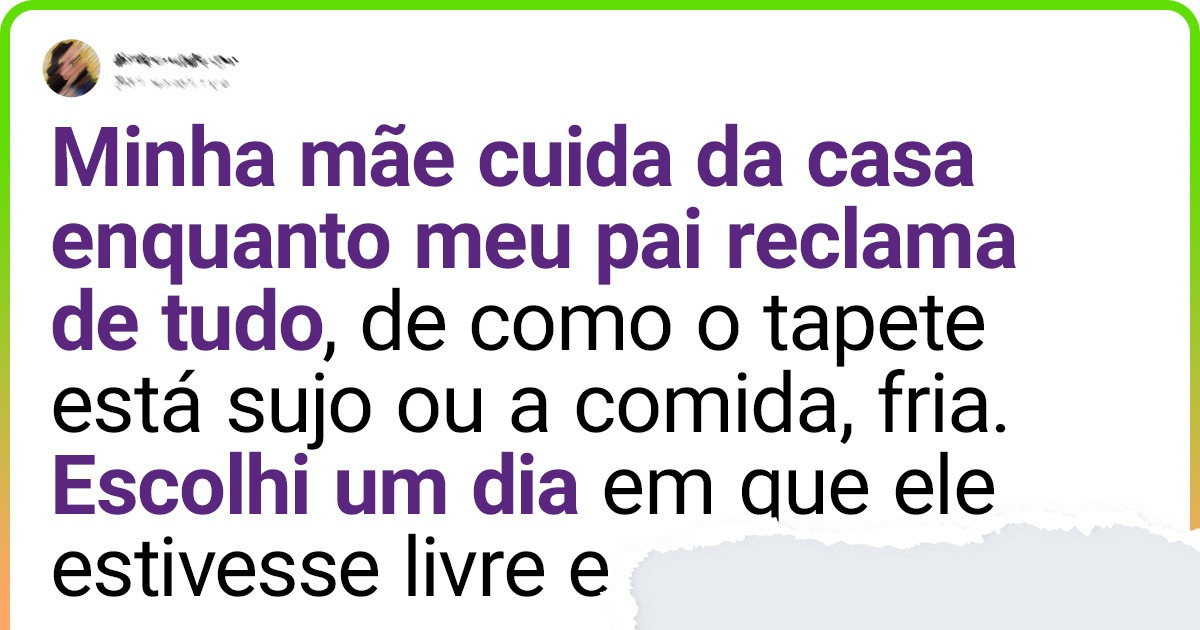 Filha reage de forma sagaz às atitudes do pai e gera distintas reações