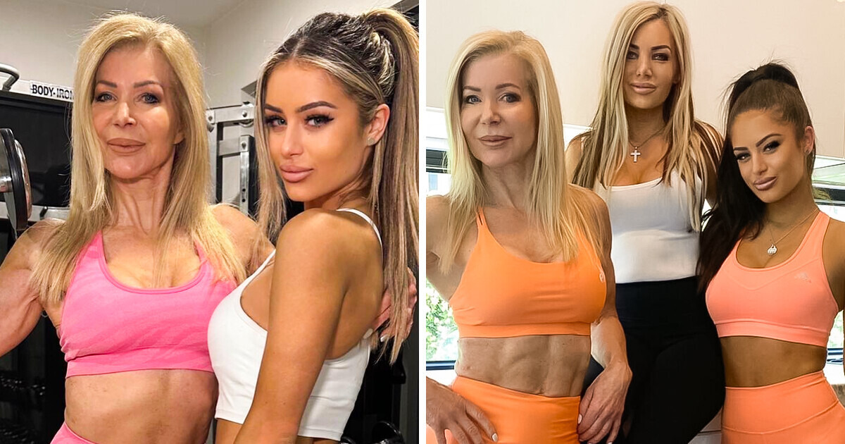 Ela virou musa fitness após divórcio, e aos 65 a confundem com a irmã da neta