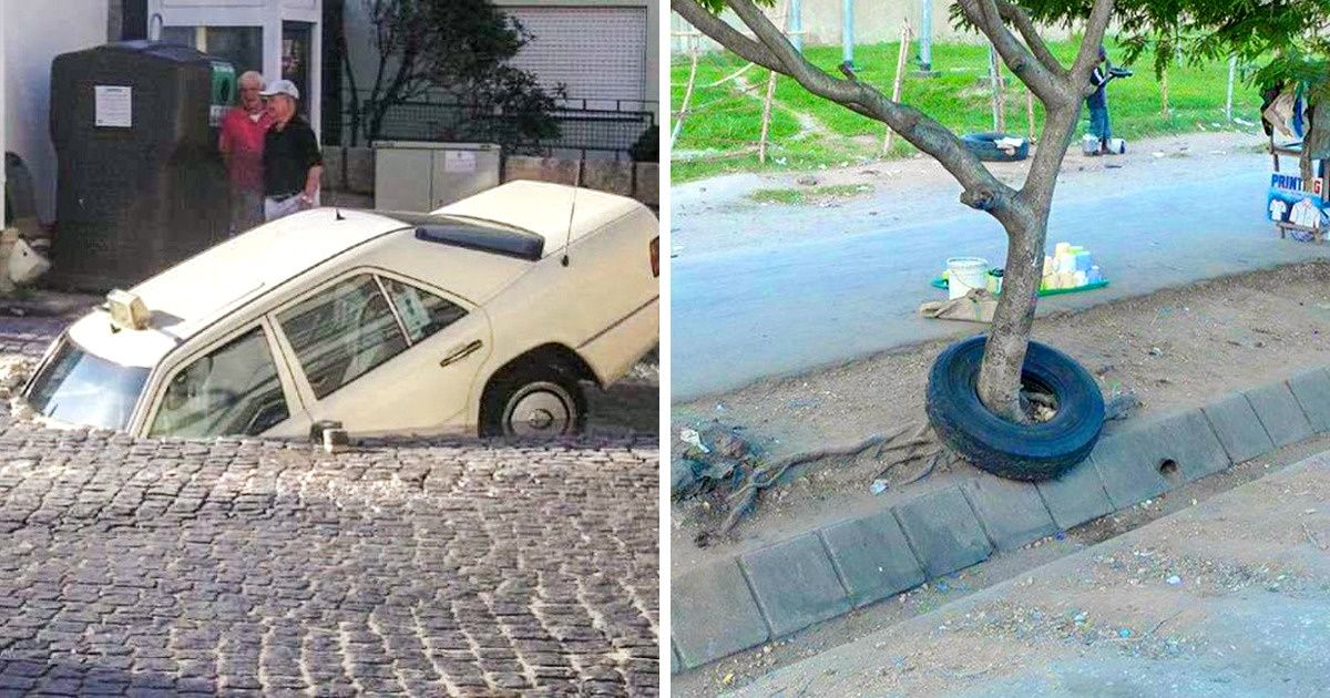 Fotos sem explicação, em que a realidade está totalmente distorcida