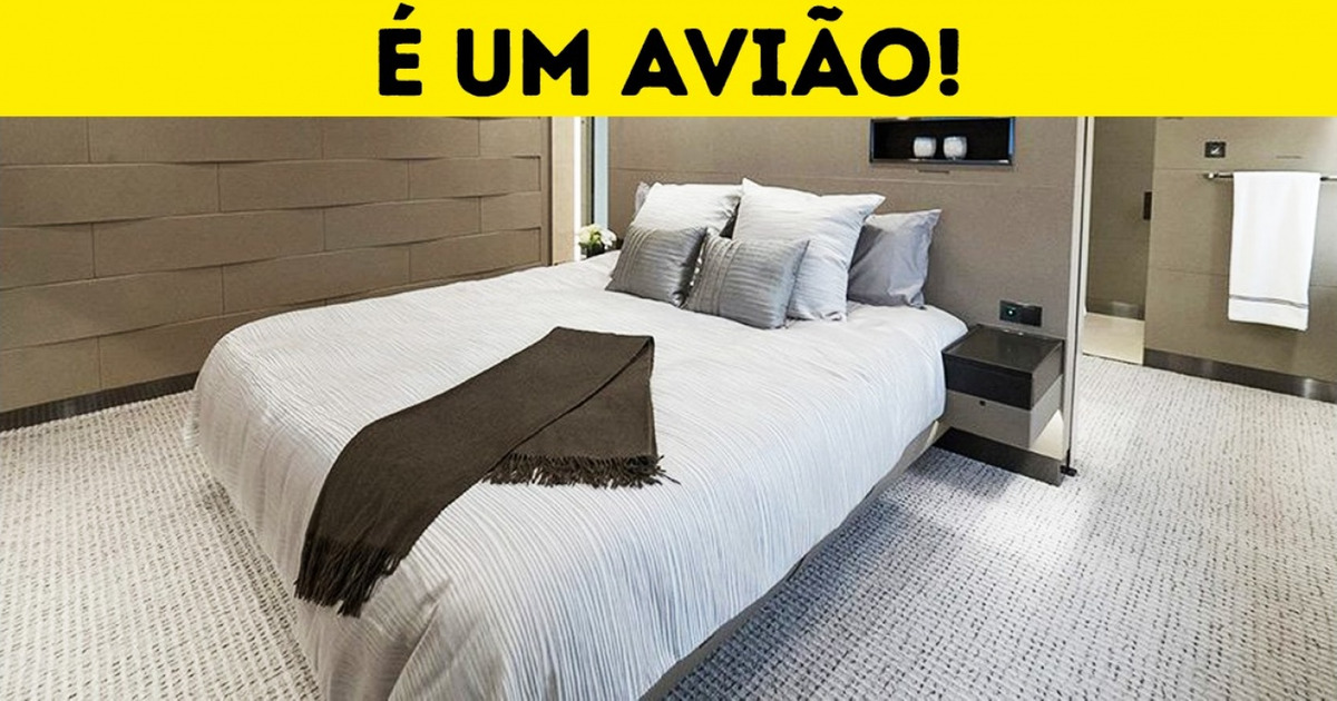 Como são os ambientes do avião mais luxuoso que existe