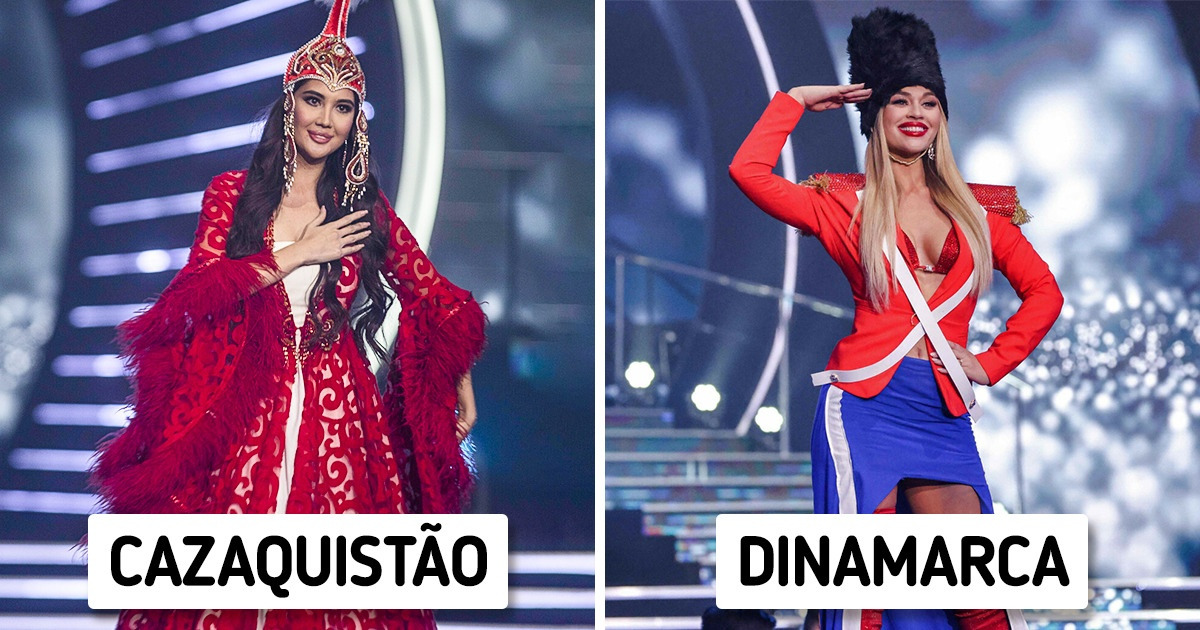25+ Trajes típicos nos quais as concorrentes do Miss Universo representaram seus países em 2021