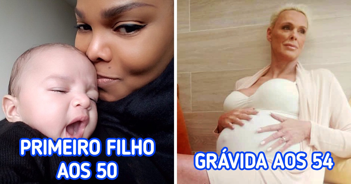 10 Celebridades que tiveram filho após 40 anos e provaram que mães estão prontas para dar amor em qualquer idade