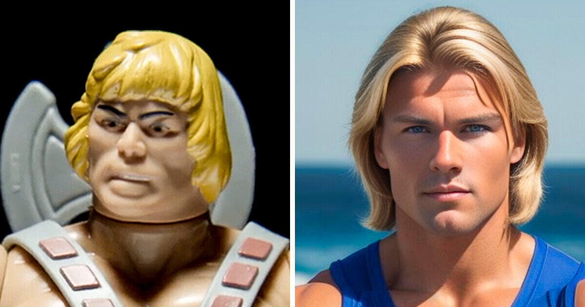 Transformamos 15 brinquedos populares em pessoas reais usando IA e o resultado é impressionante Transformamos 15 brinquedos populares em pessoas reais usando IA e o resultado é impressionante