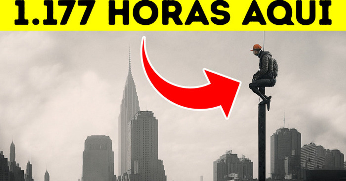 O homem que passou 49 dias sentado no mastro de uma bandeira