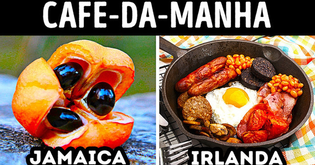 O que você comeria no café-da-manhã em diferentes países