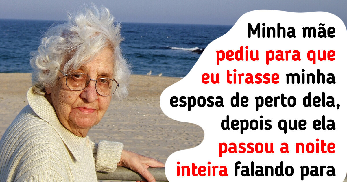 Minha mãe não é rude, apenas não está interessada na minha esposa e eu dou razão à ela Minha mãe não é rude, apenas não está interessada na minha esposa e eu dou razão à ela