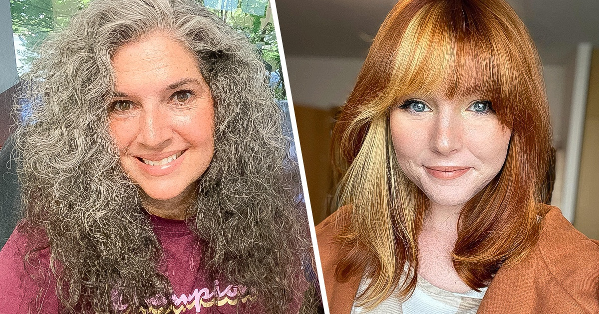 10 Mulheres que aceitaram os fios brancos, e 10 que preferem cabelos tingidos