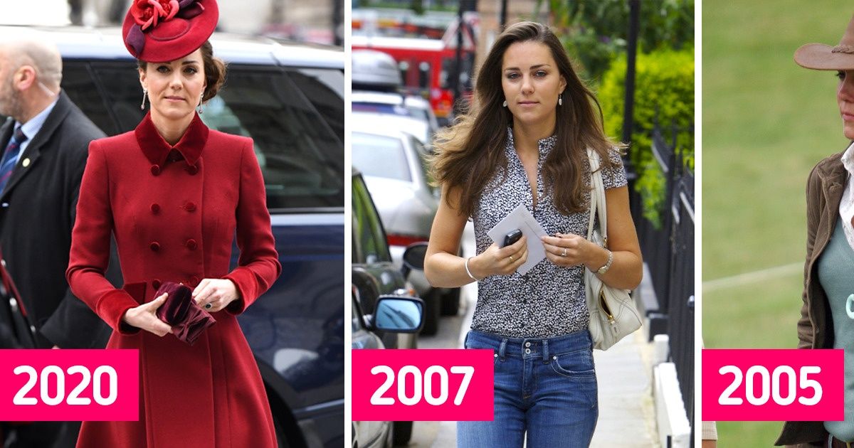 Veja a evolução do guarda-roupa de Kate Middleton desde antes de pertencer à realeza Veja a evolução do guarda-roupa de Kate Middleton desde antes de pertencer à realeza