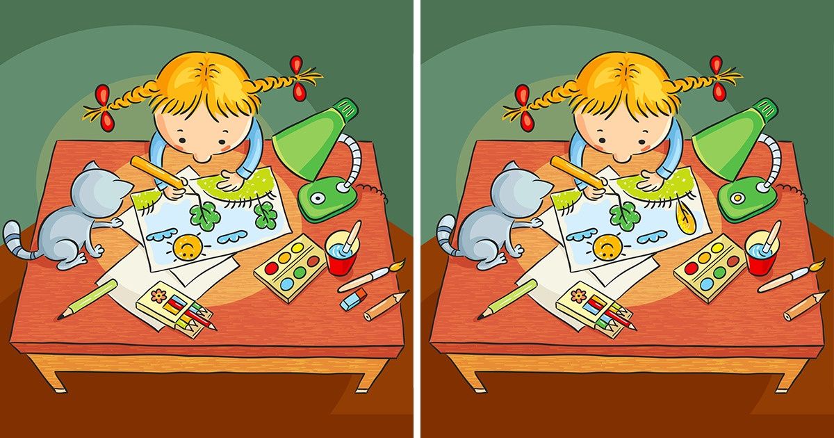 Teste: Tente encontrar as 5 diferenças nestas 15 ilustrações Teste: Tente encontrar as 5 diferenças nestas 15 ilustrações