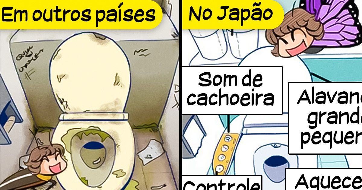 Ilustradora cria quadrinhos geniais que mostram as diferenças culturais entre o Japão e outros países