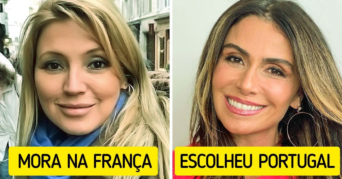 Como estão 9 celebridades que deixaram o Brasil para morar na Europa Como estão 9 celebridades que deixaram o Brasil para morar na Europa