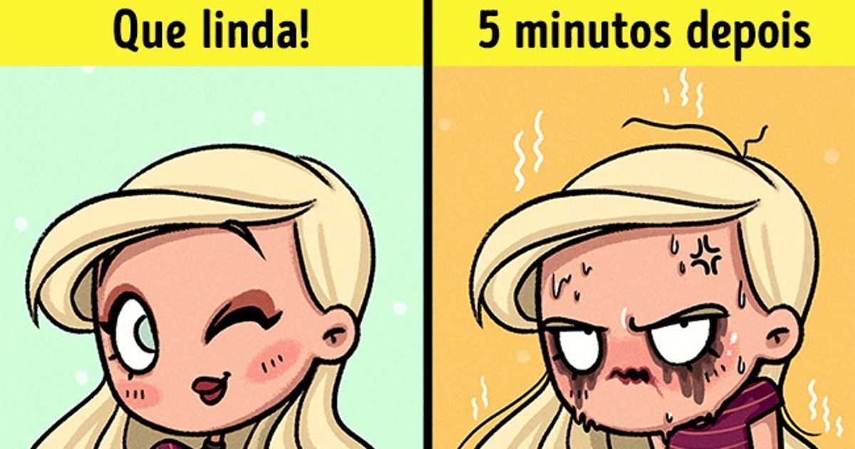 11 Comics sobre como a vida das mulheres no verão pode ser muito complicada