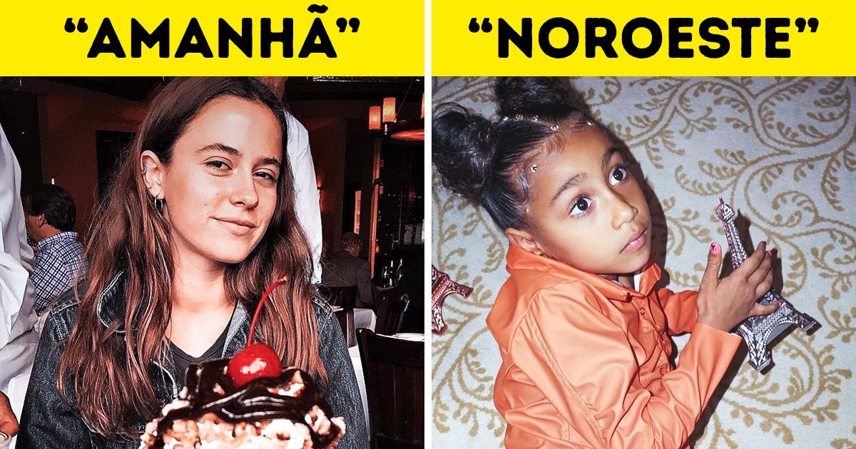 10+ Nomes originais dos filhos de celebridades 10+ Nomes originais dos filhos de celebridades
