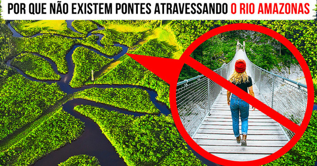 O que impede de construírem pontes sobre o Rio Amazonas O que impede de construírem pontes sobre o Rio Amazonas