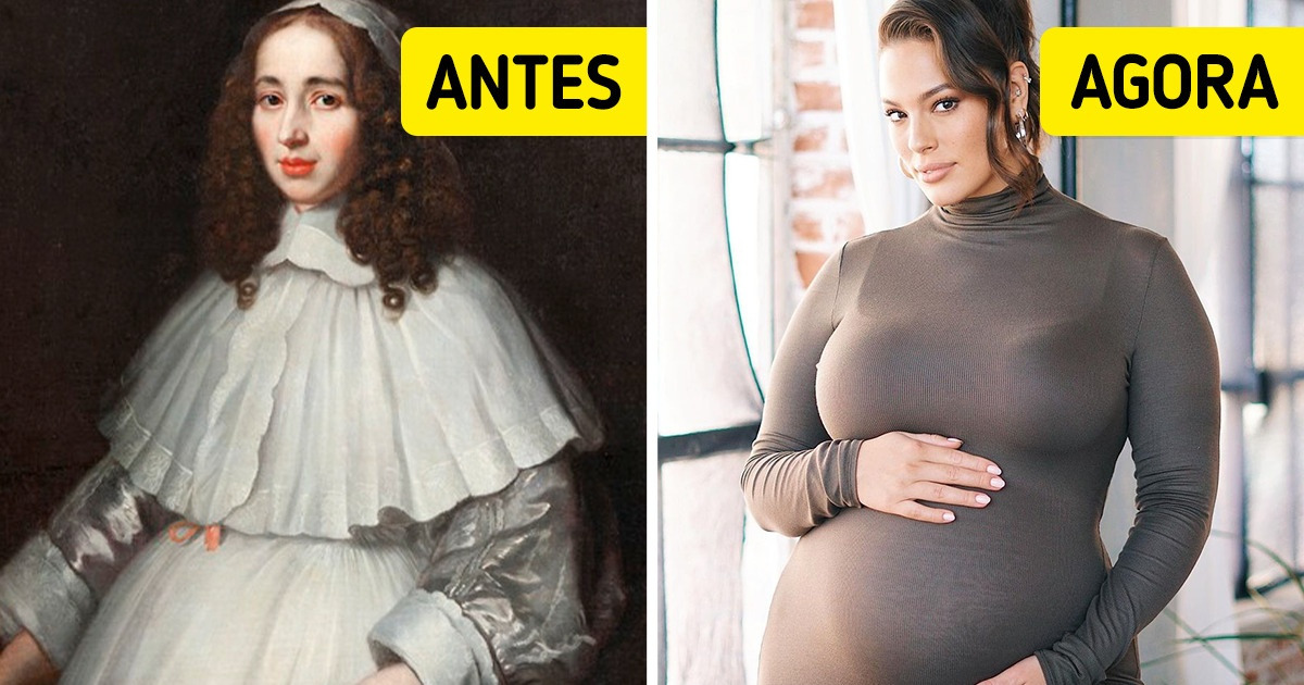 12 Imagens que retratam o quanto a moda gestante mudou ao longo dos anos