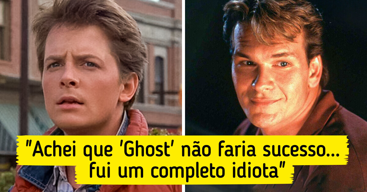 10 Atores que disseram não a grandes filmes e hoje se arrependem