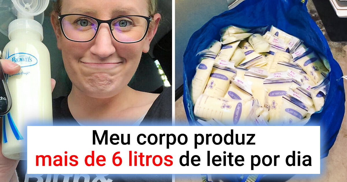 Mulher com condição rara doa mais de 2.600 litros de leite materno e quebra recorde mundial Mulher com condição rara doa mais de 2.600 litros de leite materno e quebra recorde mundial