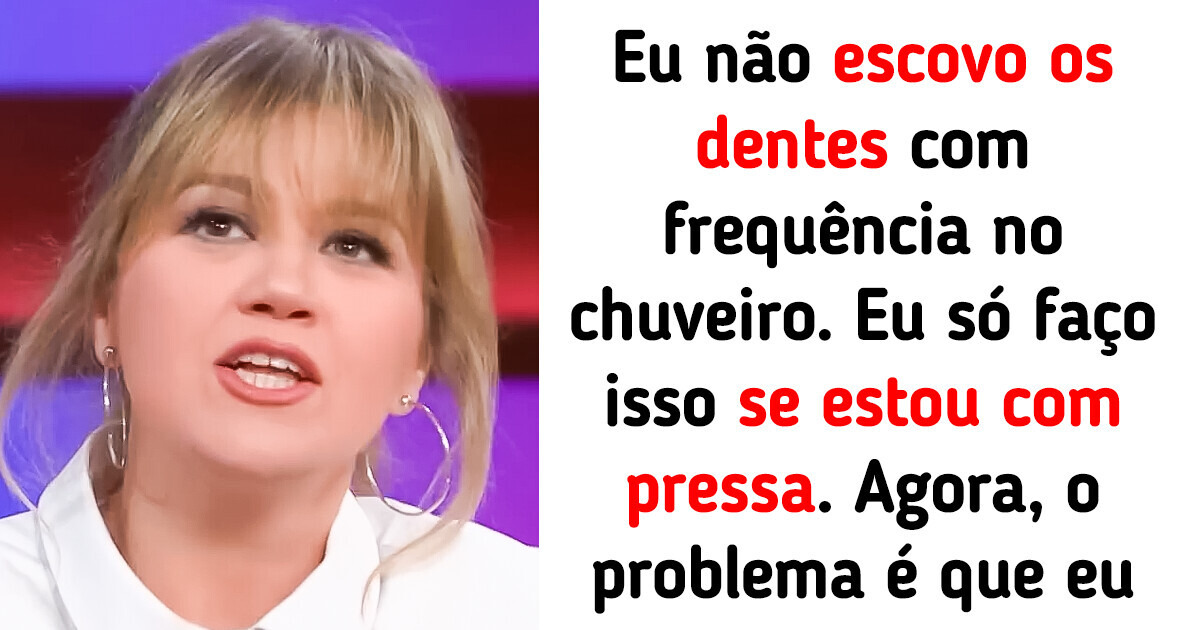 Kelly Clarkson revelou os seus hábitos de higiene e a internet está incrédula Kelly Clarkson revelou os seus hábitos de higiene e a internet está incrédula