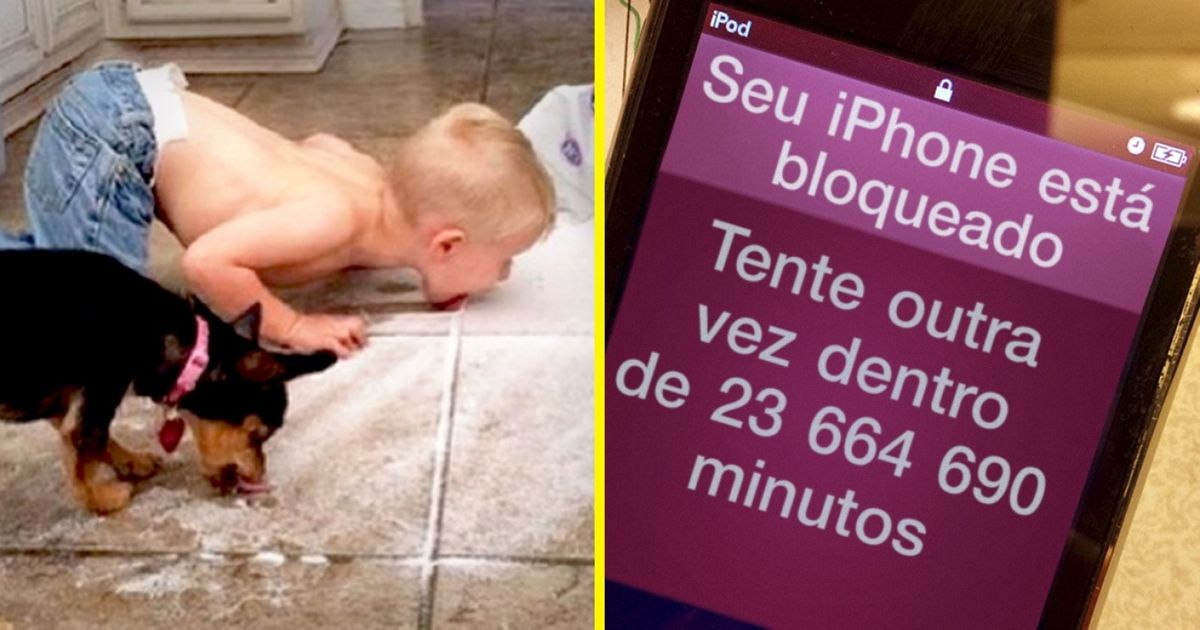 Nunca deixe o seu filho sozinho em casa