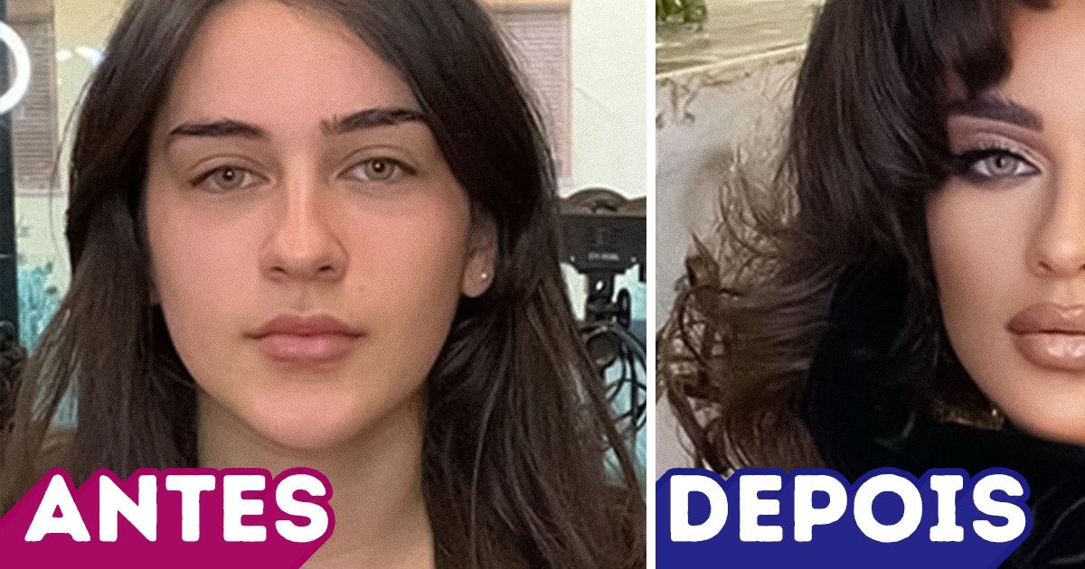 Maquiador compartilha antes e depois de lindas mulheres para mostrar que um dia de beleza pode te deixar renovada